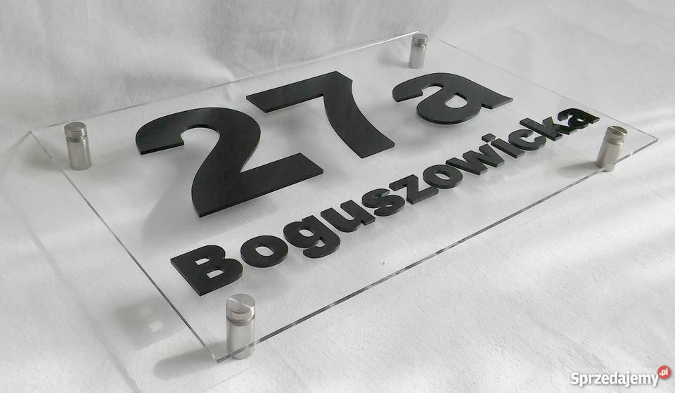 Tabliczka adresowa 3D numer na dom wysyłka Bydgoszcz