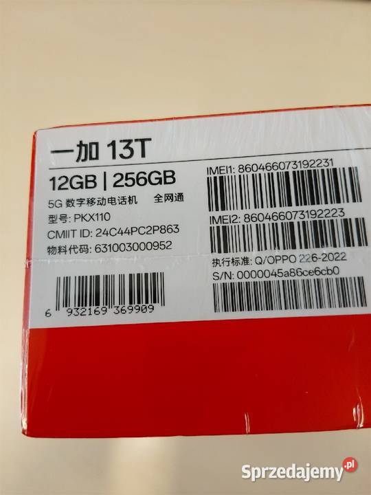 NOwy OnePlus 13 T 256GB kujawsko-pomorskie