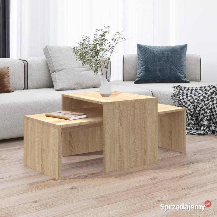 Stolik kawowy dąb sonoma 100x48x40 WM802915
