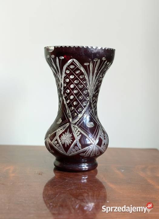 Stary kryształowy wazon Proszowice sprzedam