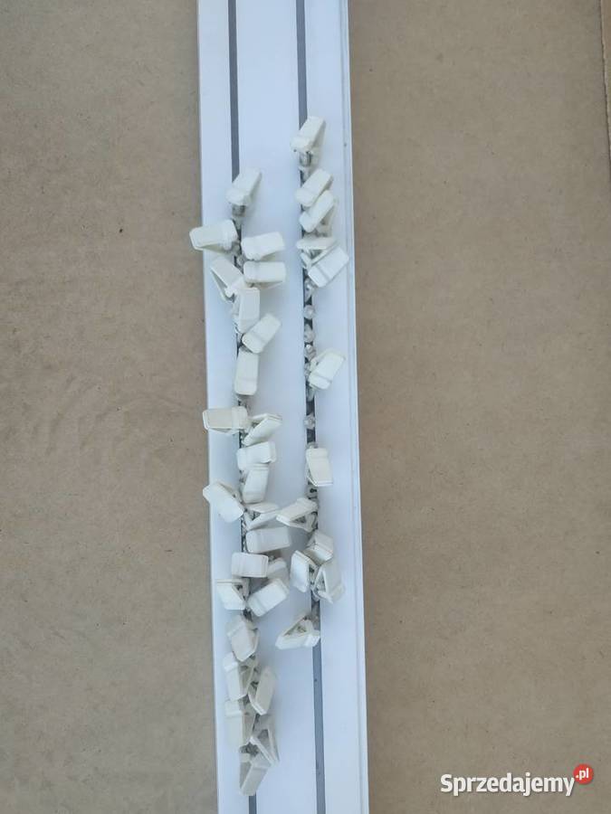 Karnisz sufitowy podwójny PCV 240 szyna sufitowa Karnisze mazowieckie