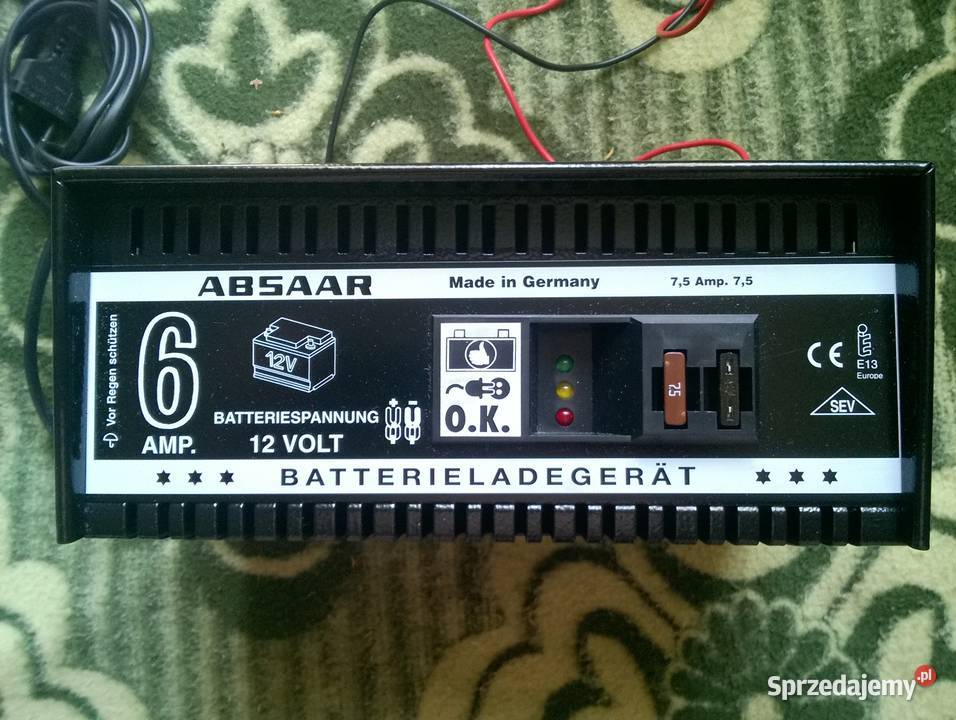Prostownik ABSAAR 12V 6A Pozostałe lubelskie