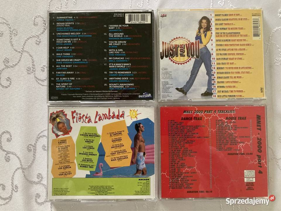 Płyty CD Kolekcja 4 Zestaw Klasyka Lata 90 Czerwionka-Leszczyny