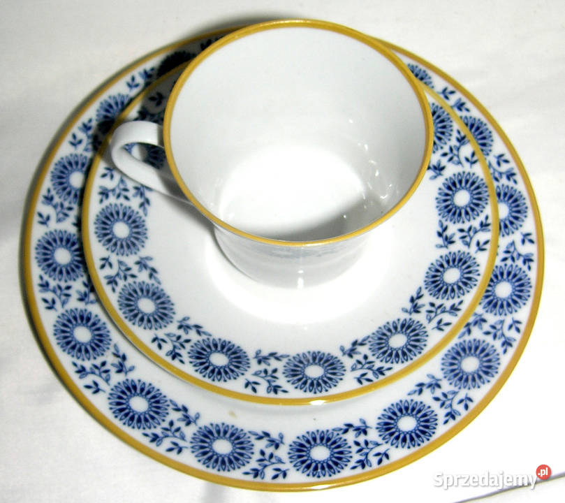 filiżanka vintage trio Weimar PorzellanDd Bartków