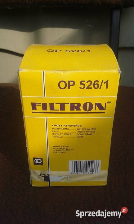 Filtr oleju FILTRON OP 5261 Audi 100 200 80 90 Włocławek