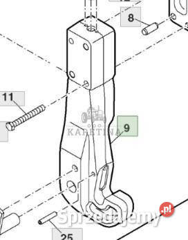 John Deere 7830 Szybkozłączka R340730 R161314