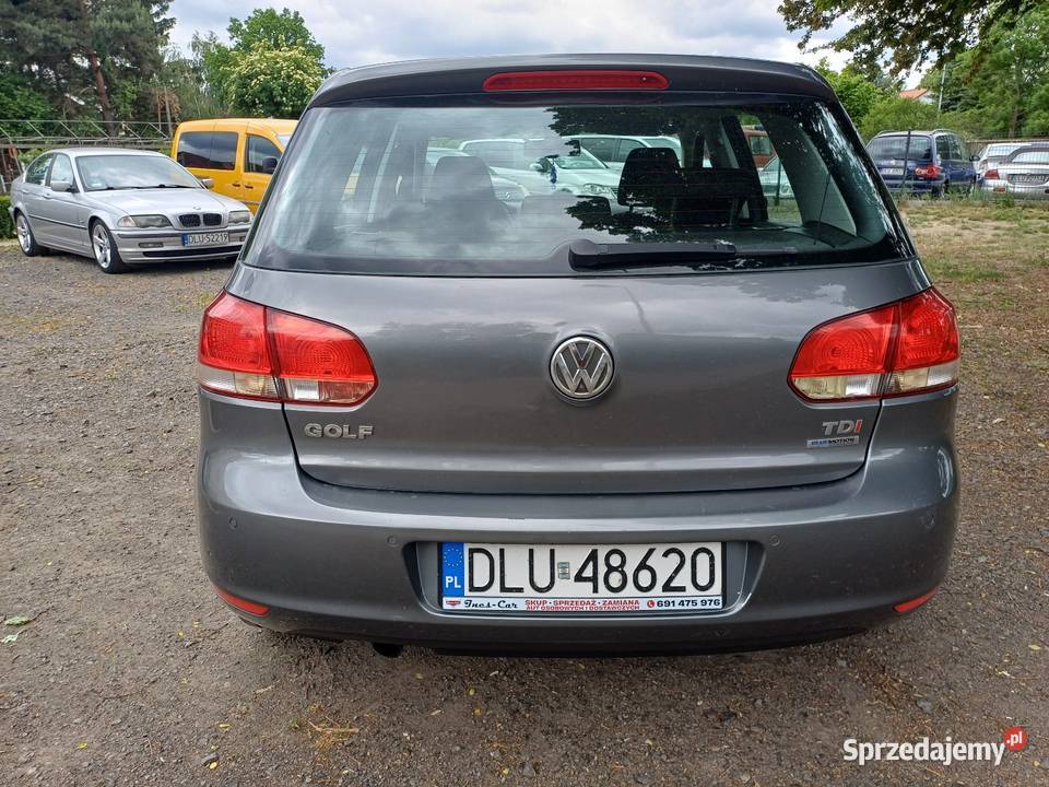 VW Golf VI Hatchback 16 TDI 105 2012r 5drzwi elektryczne lusterka dolnośląskie