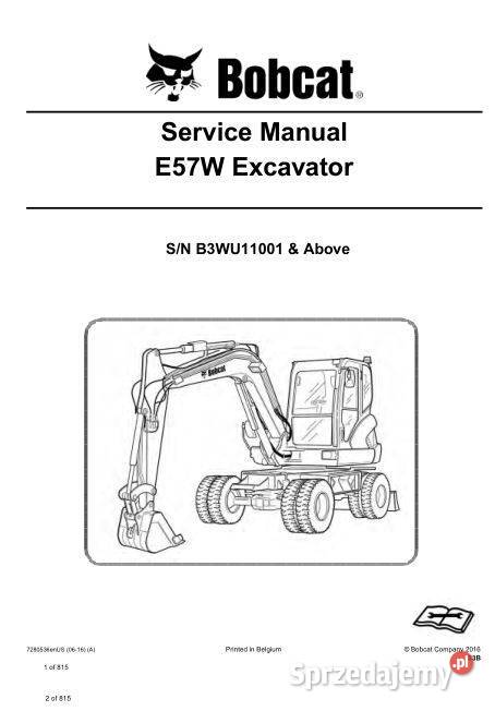 VOLVO E57W instrukcja naprawy motoryzacja, transport Kielce