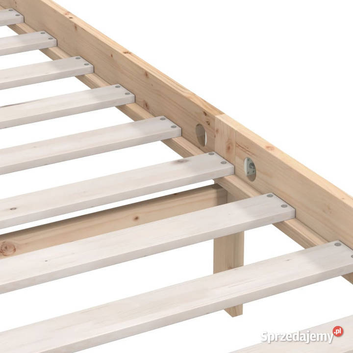 Rama łóżka lite drewno sosnowe 90 x 200 WM810132