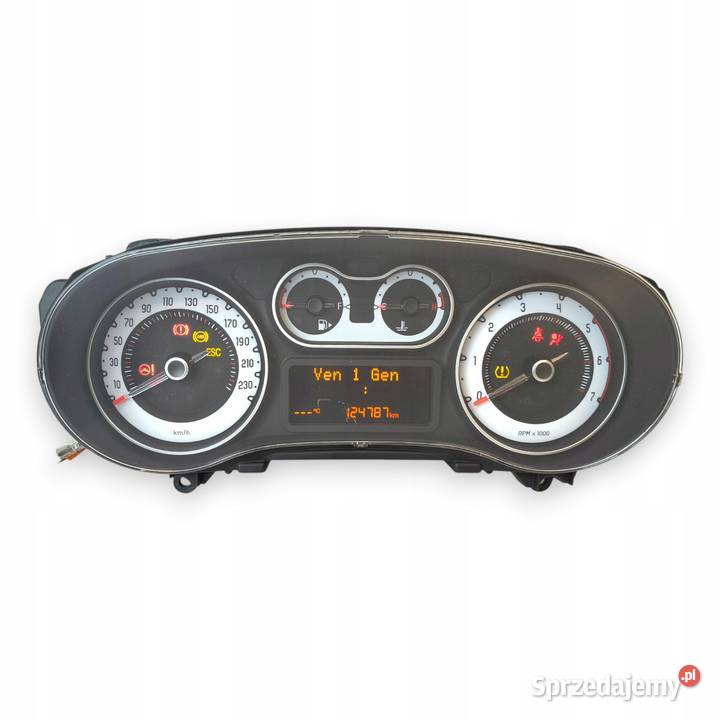 LICZNIK ZEGARY 52056256 Fiat 500L 09 TWINAIR 14 osobowe Chełm