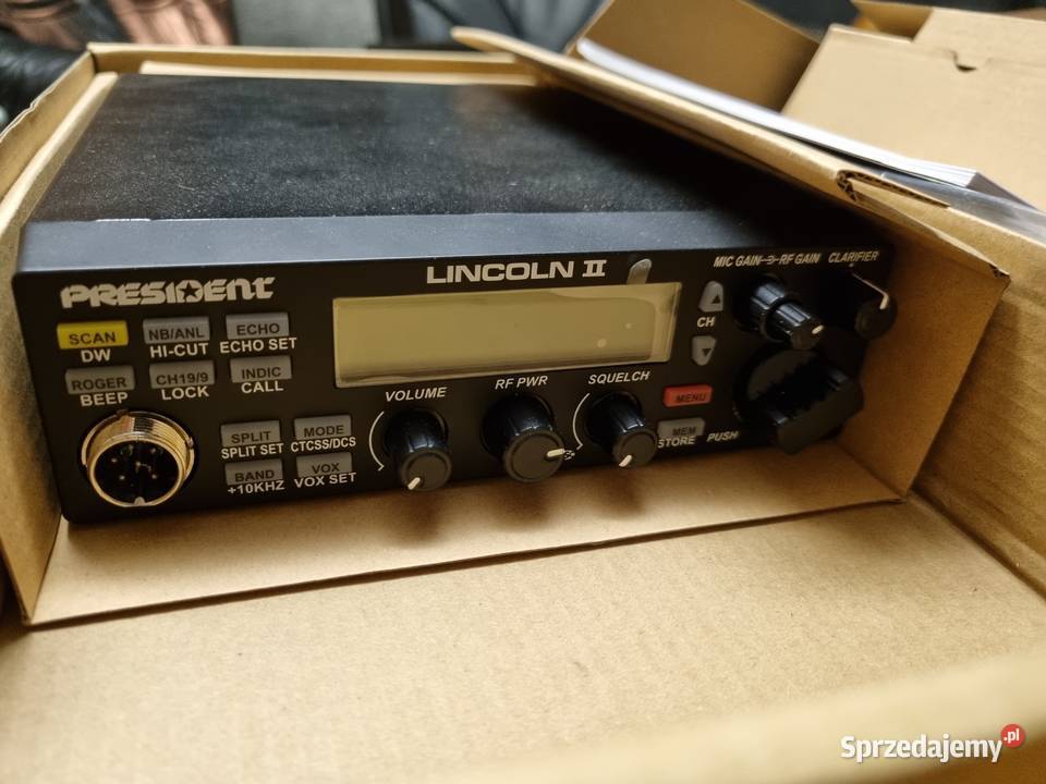 CB Radio President Lincoln II V3 Fabrycznie NOWE Wrocław sprzedam