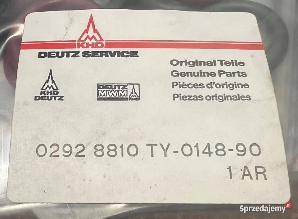 Deutz 02928810 Komplet uszczelek do silnika Poznań sprzedam