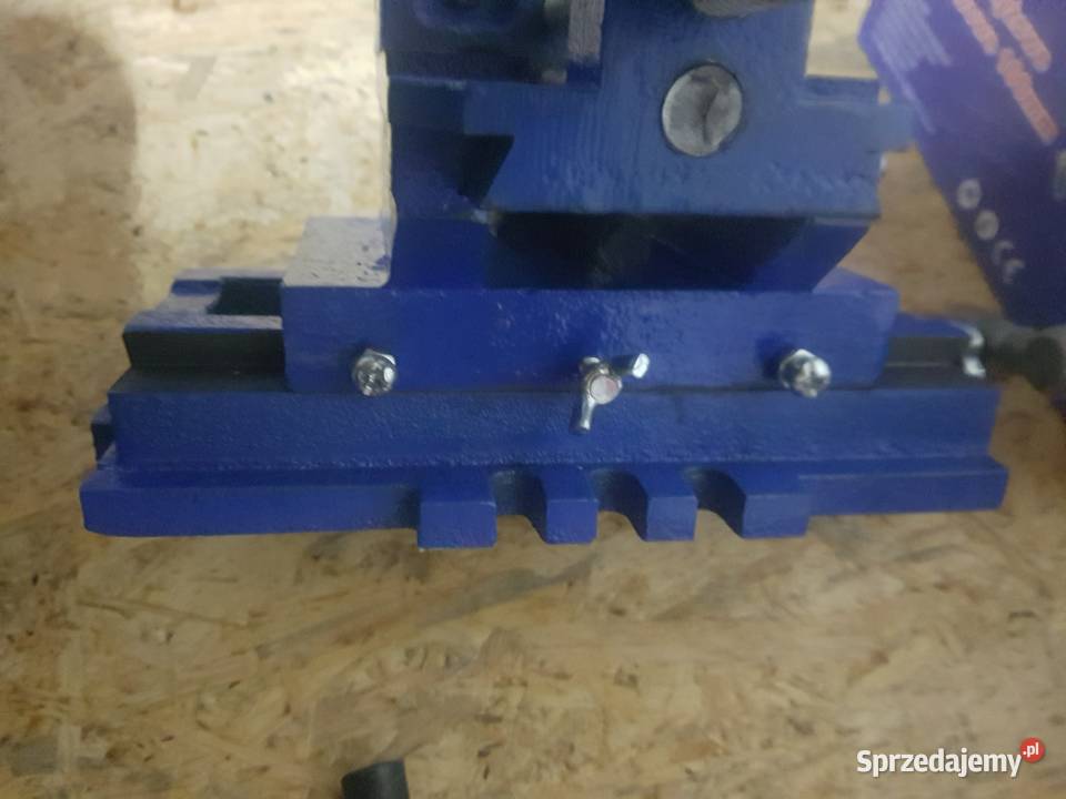 Imadło maszynowe krzyżowe dwuosiowe 100mm wielkopolskie Głogowa