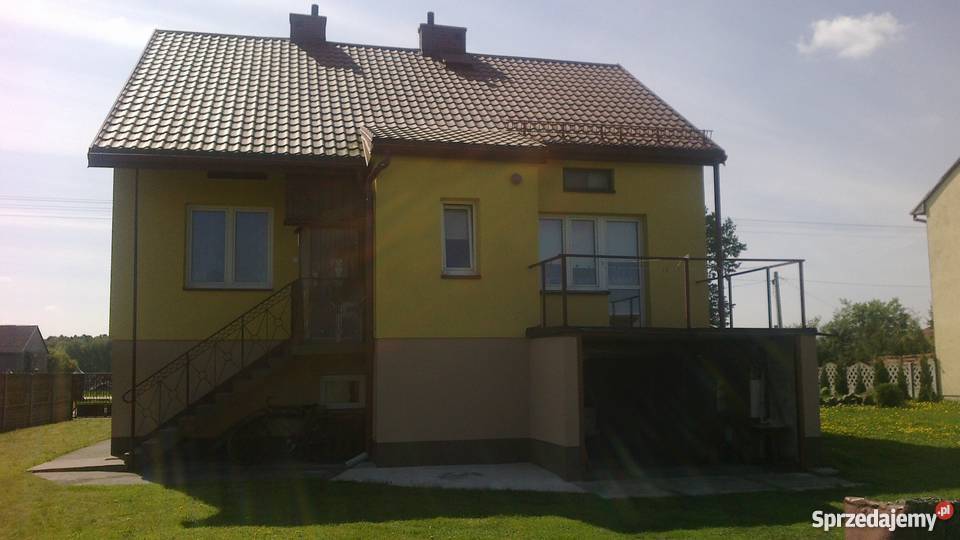 Dom jednorodzinny kMińska Mazowieckiego asfalt mazowieckie Cegłów