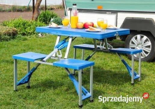Zestaw turystyczny stolik piknikowy