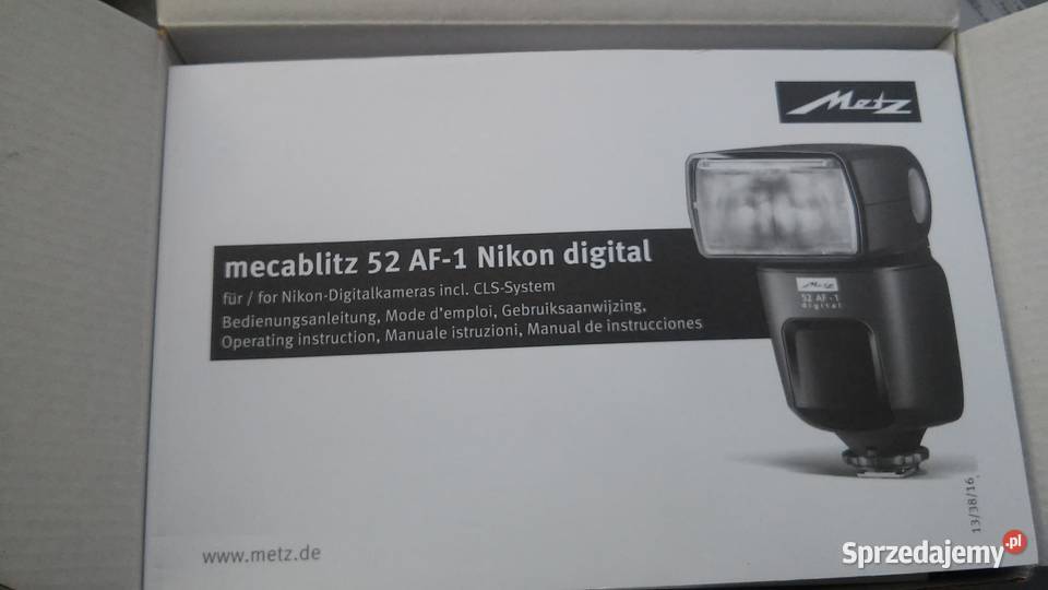 Lampa błyskowa Metz 52 AF1 Nikon Koszalin