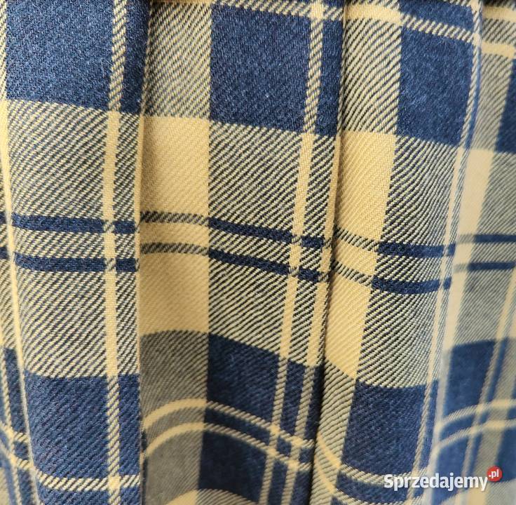 Wełniana spódnica w szkocką kratę S 36 tartan Rozmiar 36(S) Szczecin