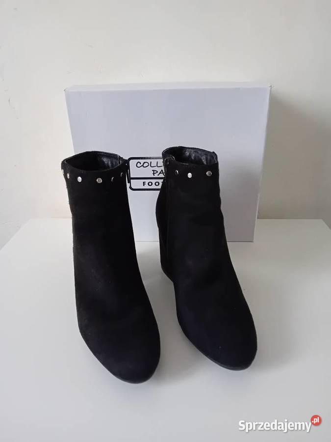 Czarne botki Deezze Warszawa sprzedam