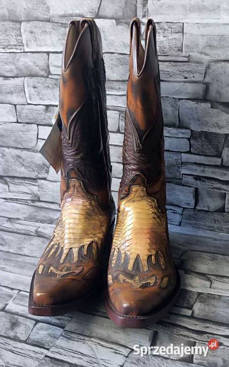 Kowbojki skórzane Sancho Boots