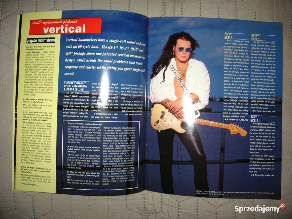 Di Marzio Pickups 1996 catalog katalog sprzedam