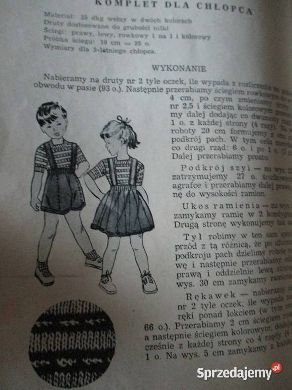 Dziewiarstwo ręczne Dutkiewicz 1956 dziewiarstwo rękodzieło, biżuteria, szycie łódzkie Łódź