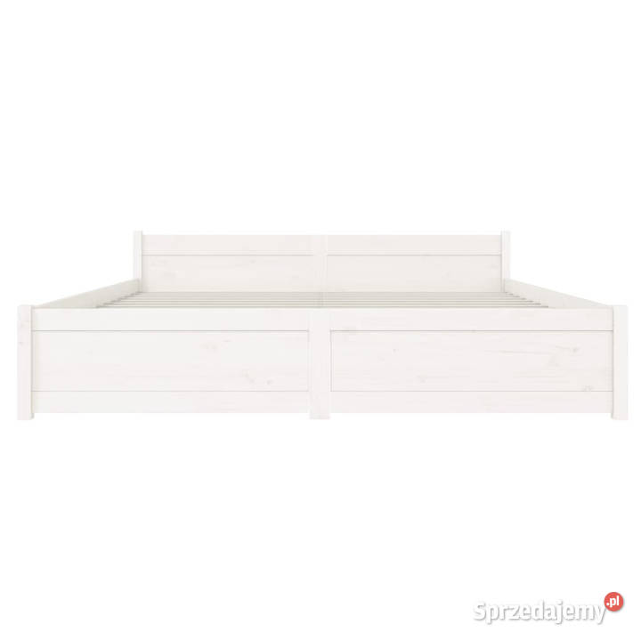 Rama łóżka biała lite drewno 160 x 200 WM815055 Łóżka Warszawa