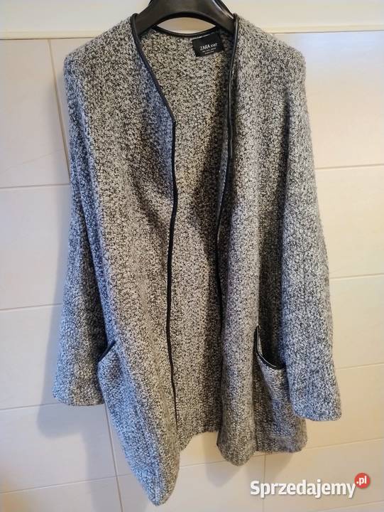 Narzutka blezer sweter ZARA KNIT rozmiar L Nowy Sącz