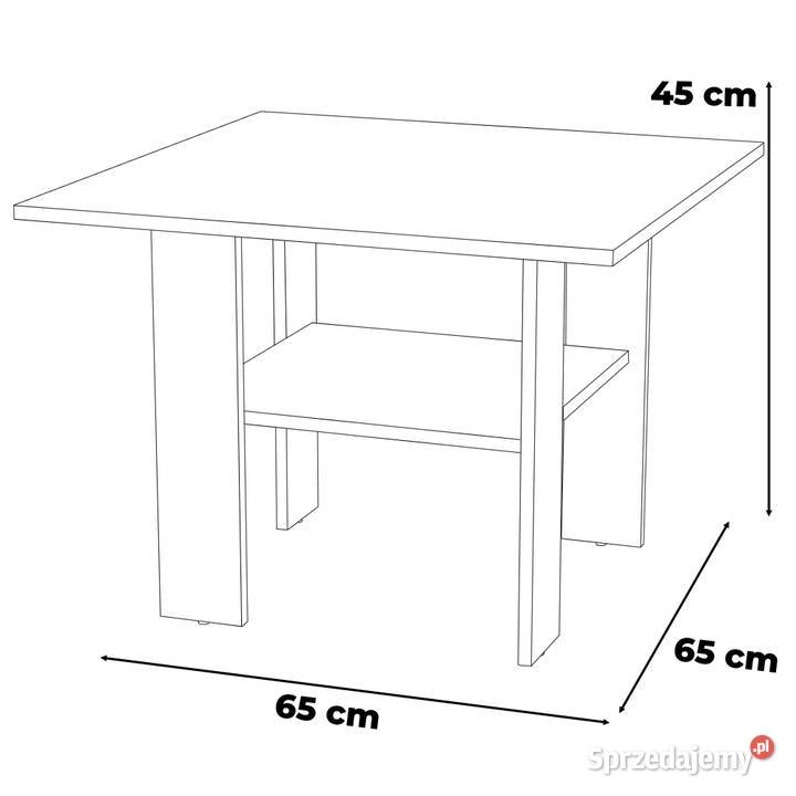Stolik Kawowy Nowoczesny Salon Sypialnia Balkon 65cm Stoliki kawowe i ławy