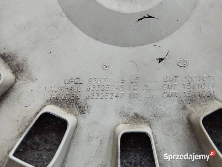 Kołpak Opel 15 93322279LB sztukę Kołpaki Akcesoria Kamieniec