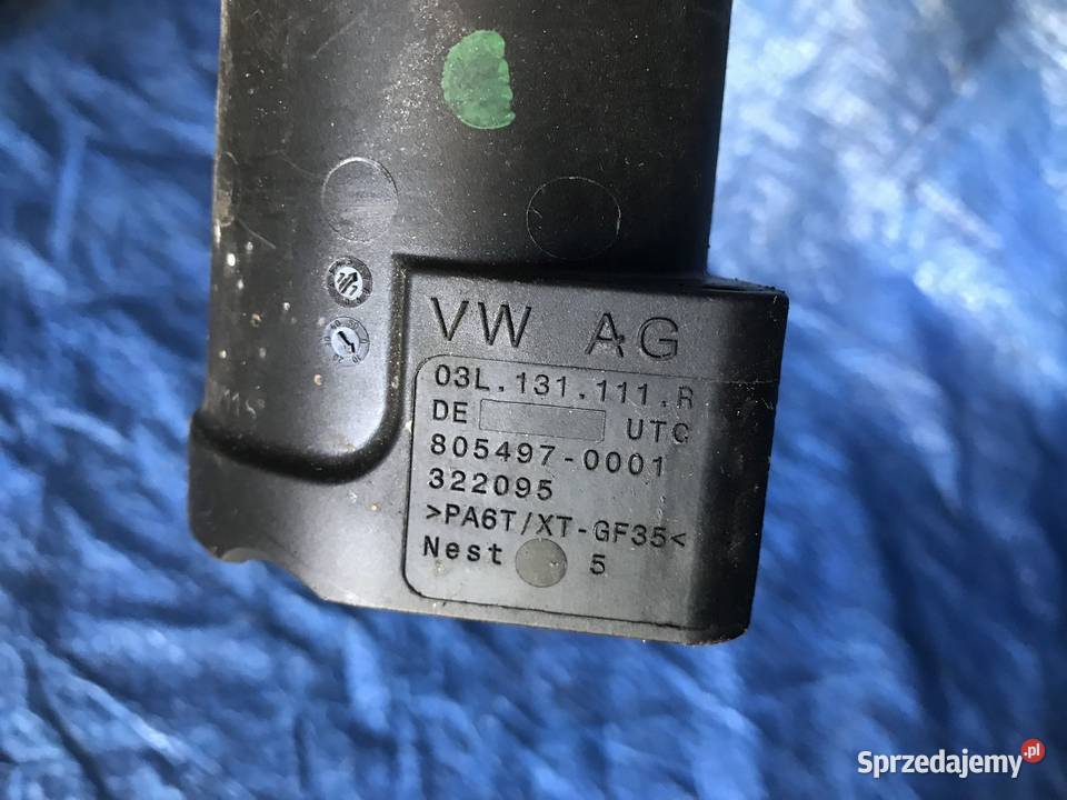 VW Seat Skoda 12 16 tdi 03L131111J Rura Turbiny osobowe Bolesławiec