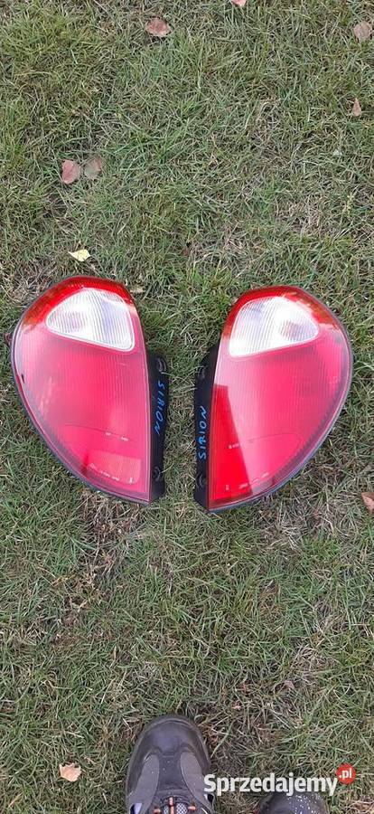 Lampy tylne Daihatsu Sirion I komplet prawa lewa Chocianów