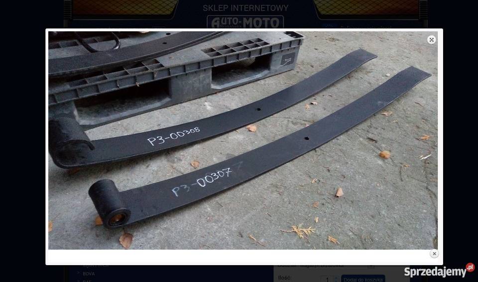 Pióro resoru Brandys BSS czeszka 12ton Brzozówka