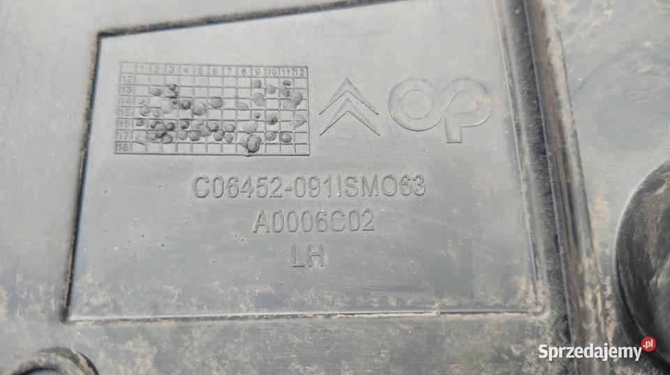 MOCOWANIE LAMPY PRZÓD LEWE CITROEN C4 PICASSO II