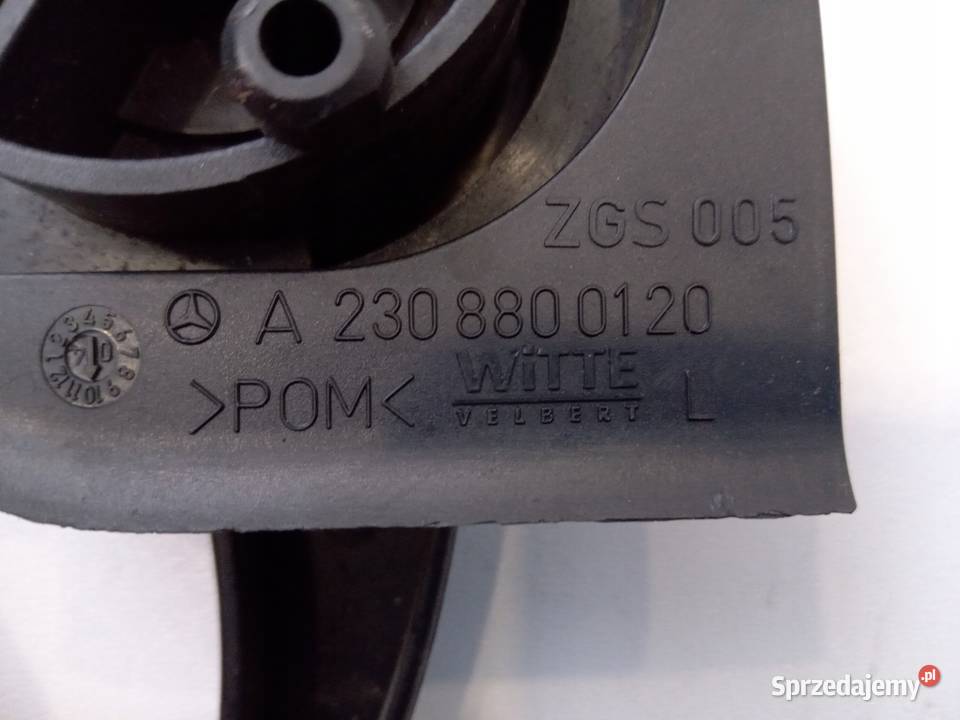 RĄCZKA OTWIERANIA MASKI MERCEDES SL R230 osobowe wielkopolskie sprzedam