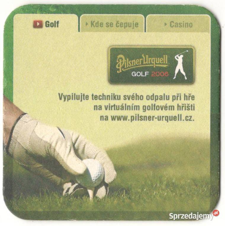 Pilsner Urquell podstawka do piwa 11 śląskie Gliwice