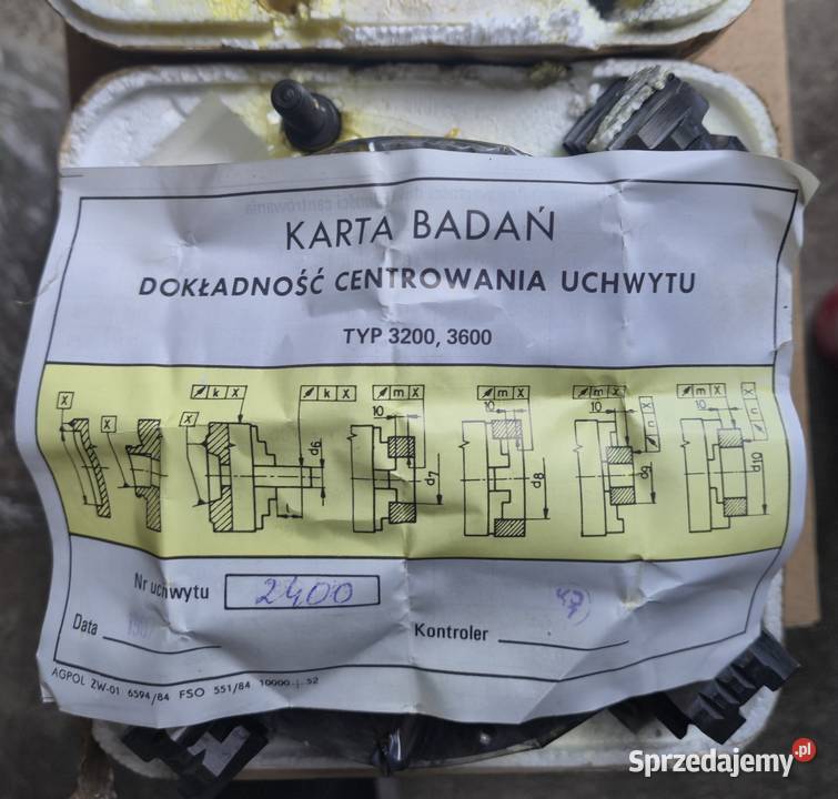 Uchwyt Tokarski 3szczękowy BisonBial 125mm Pozostałe Łuków