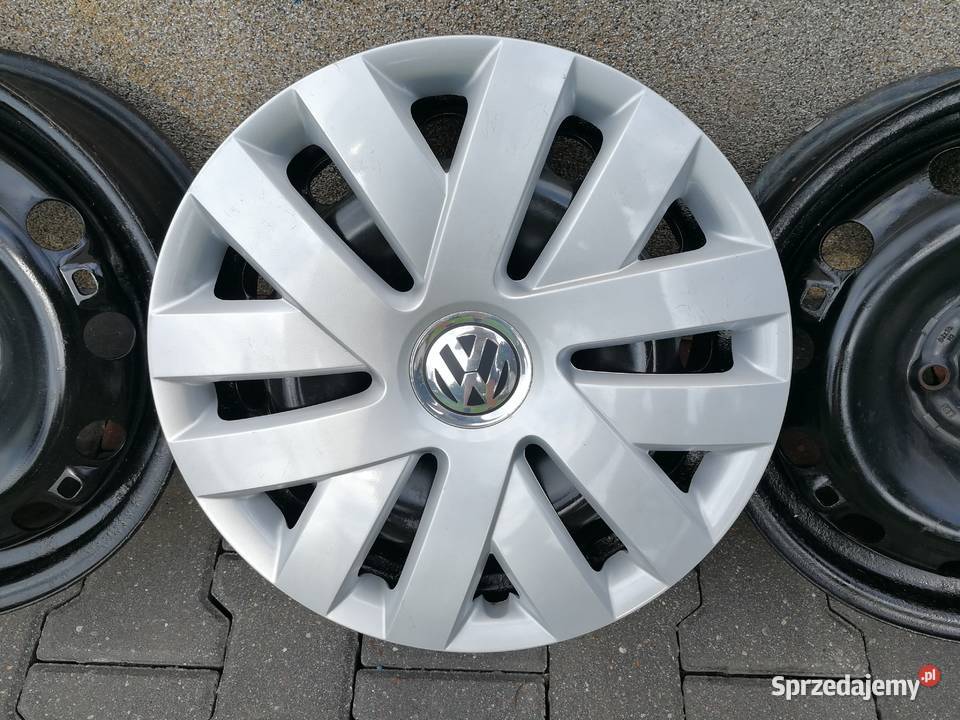 4 x Felgi stalowe kołpaki 15 5x100 VW Audi Skoda Samochodowe świętokrzyskie Pińczów