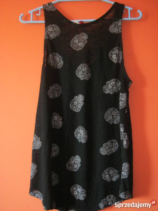 Koszulka czaszki czarny zachodniopomorskie