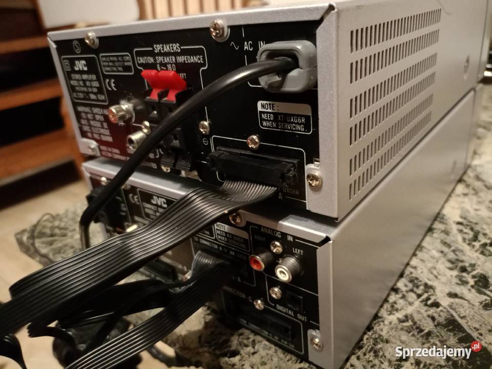 Zestaw JVC Amplituner RDS i Odtwarzacz CD Aux wielkopolskie Drawski Młyn