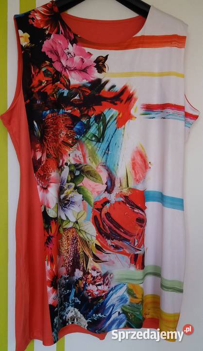 XL48 Nienoszona letnia sukienka tunika Gliwice