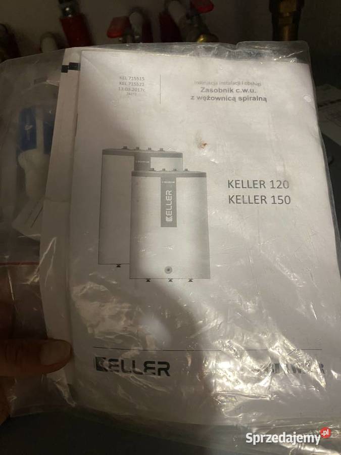 Zasobnik cwu Z wężownicą spiralną Keller 150 l Milikowice