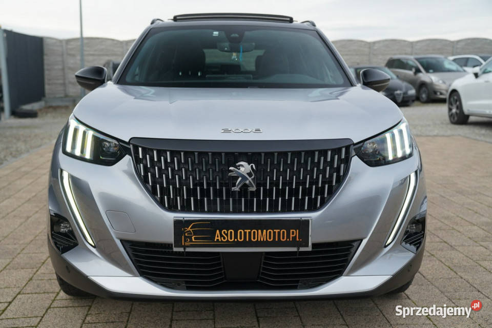 Peugeot 2008 GT skóra nawi kamera FUL LED line ogranicznik prędkości 2008 Otmuchów