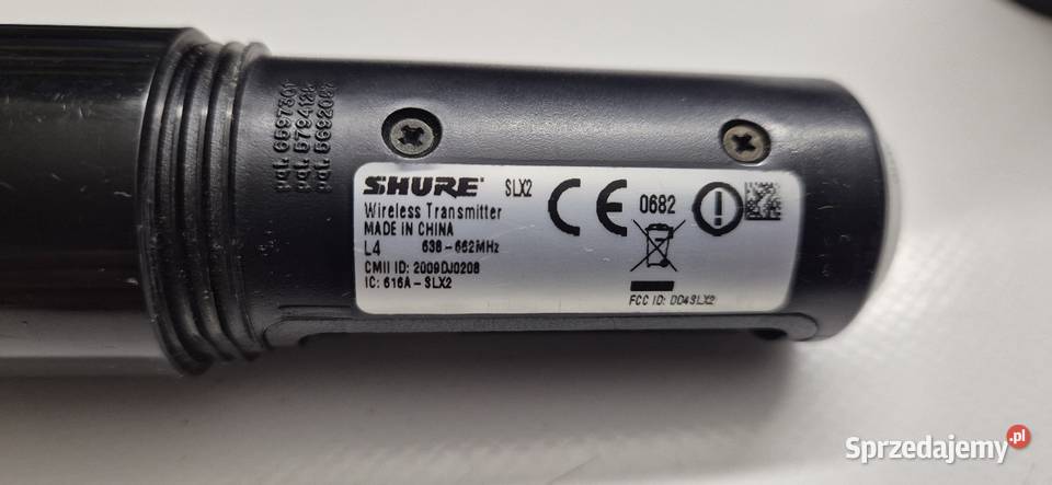 Shure SLX24SM58 Oryginalny zestaw bezprzewodowy Konin