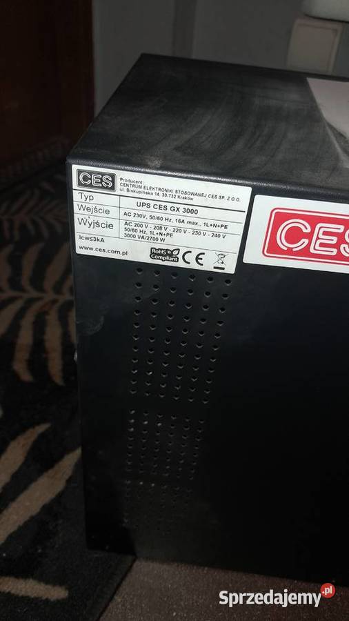 UPS CES GX 3000 zasilacz awaryjny lubelskie Lublin