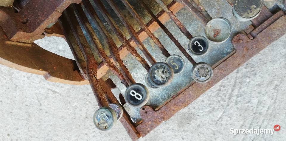 Kasa Fiskalna National z ROKU 1901 Niemiecka Poświętne