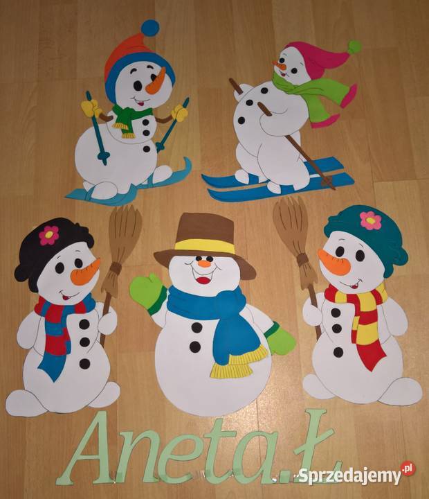 Dekoracje zimowe dwustronne jednostronne z Ryki