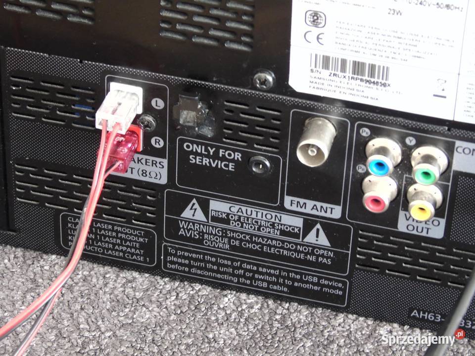 Amplituner Samsung USB rec mp-3 CD RDS AUX. WYSYŁKA Jasło - Sprzedajemy.pl