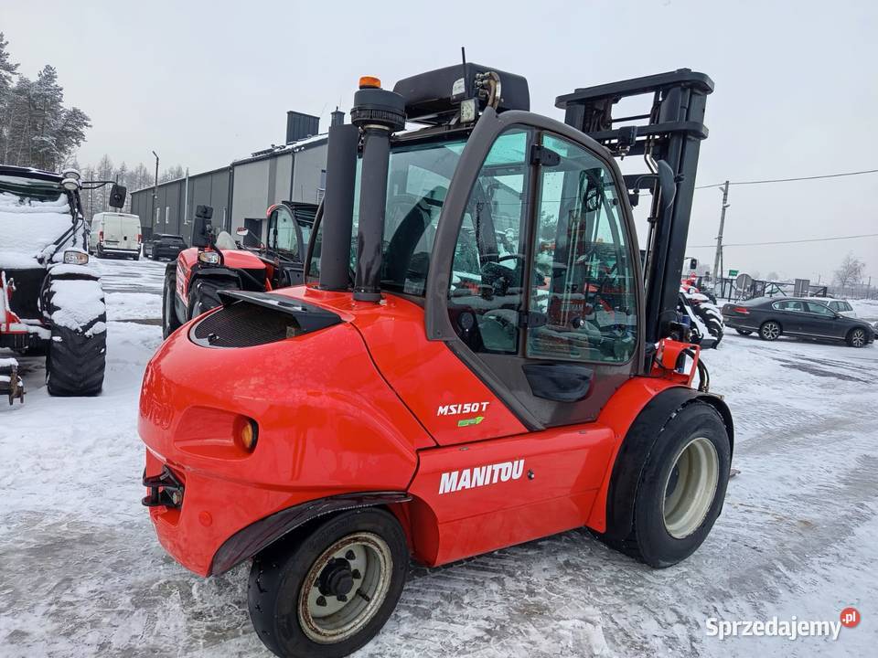 Wózek widłowy terenowy Manitou MSI 50 T Wózki widłowe Józefów