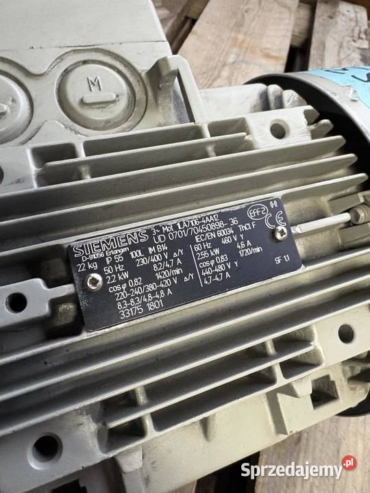 Siemens 100L IMB14 22kW 83A Motor