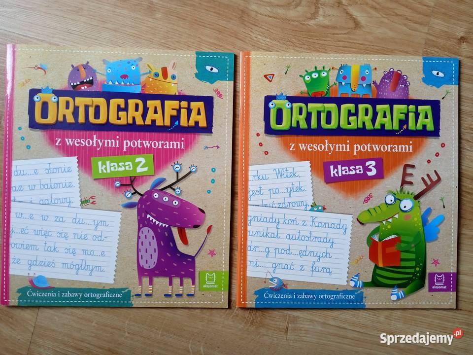 Ortografia z wesołymi potworami klasa 2 i 3 wielkopolskie Poznań